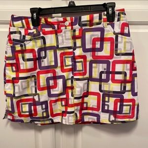 Slazenger bright bold geometric print golf